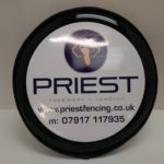 Self Adhesive Vinyl Graphics On A Spare Wheel Cover