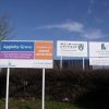 Plate And Post   Housing Association Advertising Signs