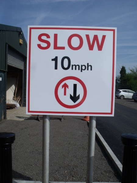 Traffic Signs  Indiustrial Estate Speed Warning Sign