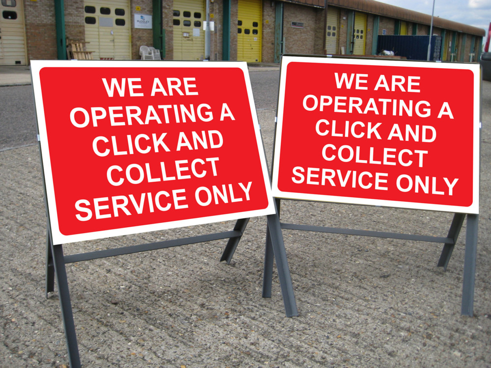 Click And Collect Sign