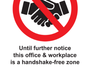 Handshake Free Zone
