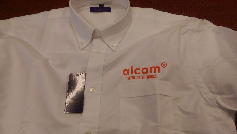 Branded Formal Smart Shirts Embroidered Logo Uniform Impact Signs