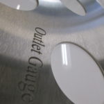 Control Panel Engraved Lettering Cut Out Stainless Steel Impact Signs