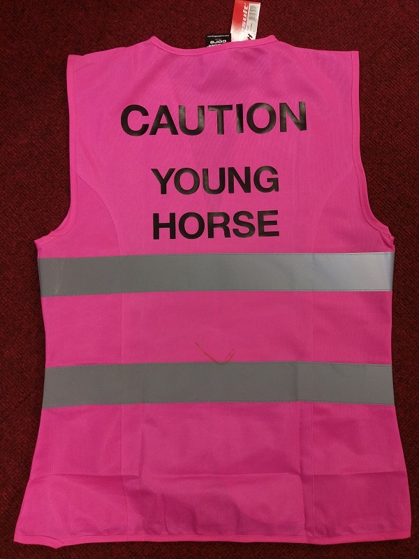 Hi Viz Horse Rider Bespoke Custom Health Safety Hardwearing Impact Signs