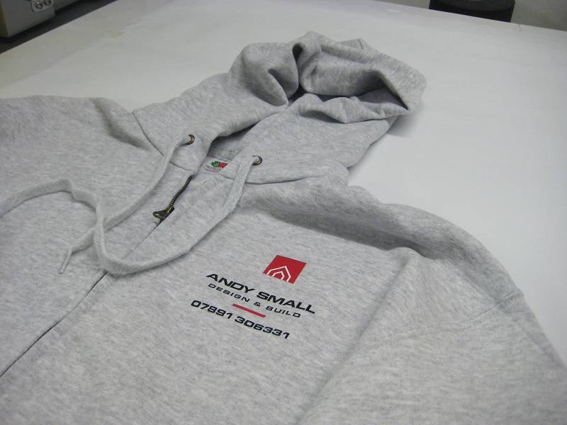 Printed Hoodie Front Back Print Full Colour Marketing Advertising   Impact Signs