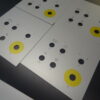 Bespoke Control Panel With Cut Out Yellow Impact Signs