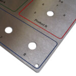 Stainless steel mimic panel