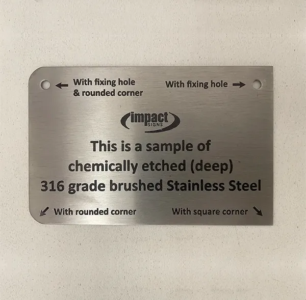 Data Plates Stainless Steel Acid Etching Featured Image