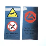 Stainless Steel Etchedsafety Plaque