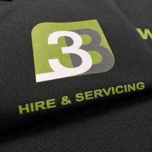 3B Hire Polo T Shirts PRINT Uniform Smart Workwear Impact Signs Aylesbury