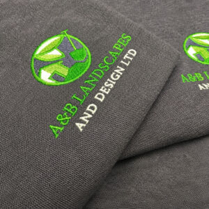 A&B Landscapes Polo Shirts EMBROIDERED Quality Uniforms Impact Signs Aylesbury.jpg