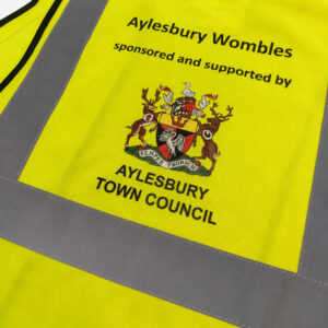 Aylesbury Wombles Hi Viz Reflective PRINTED Safety High Quality Hardwearing Full Col Impact Signs
