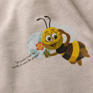 Bees Knees Therapbees PRINTED Polo Shirt Branded Uniform Events Advertising Impact SIgns Aylesbury.jpg