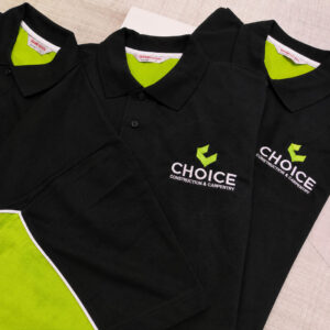 Choice Construction EMBROIDERED Polo Shirt T Shirt Uniform Impact Signs Aylesbury .jpg