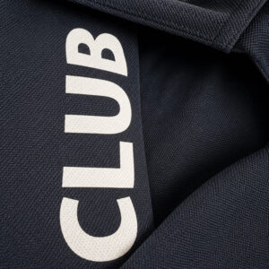 Close Up Of Printed Polo Material