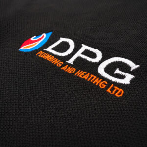 DPG EMBROIDERED Polo Shirts Uniform Close Up Impact Signs Aylesbury.jpg
