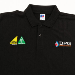 DPG EMBROIDERED Polo Shirts Uniform Professional Impact Signs Aylesbury