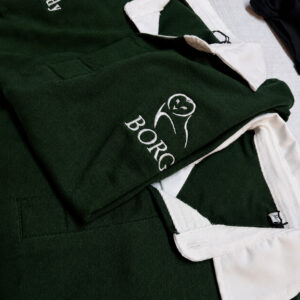 Deep Green BORG Embroidered Polo Shirts
