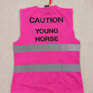 Horse Rider Hi Viz PRINTED Bespoke Custom Health Safety Hardwearing Impact Signs