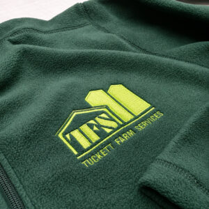 Tuckett Farm Services Fleece Clothing Uniform EMBROIDERED Workwear Impact Signs Aylesbury