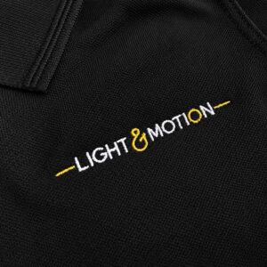 Light Motion Closeup EMBROIDERED Polo